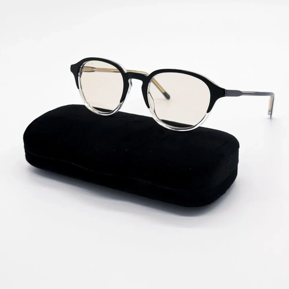 NEW GUCCI SUNGLASSES MEN ROUND BLACK GUCCI GG1212S 002